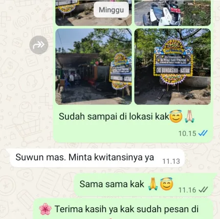 Pengiriman Papan Bunga Duka Pringgacala Karangampel