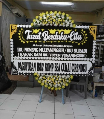 Papan Bunga di Pringgacala Karangampel